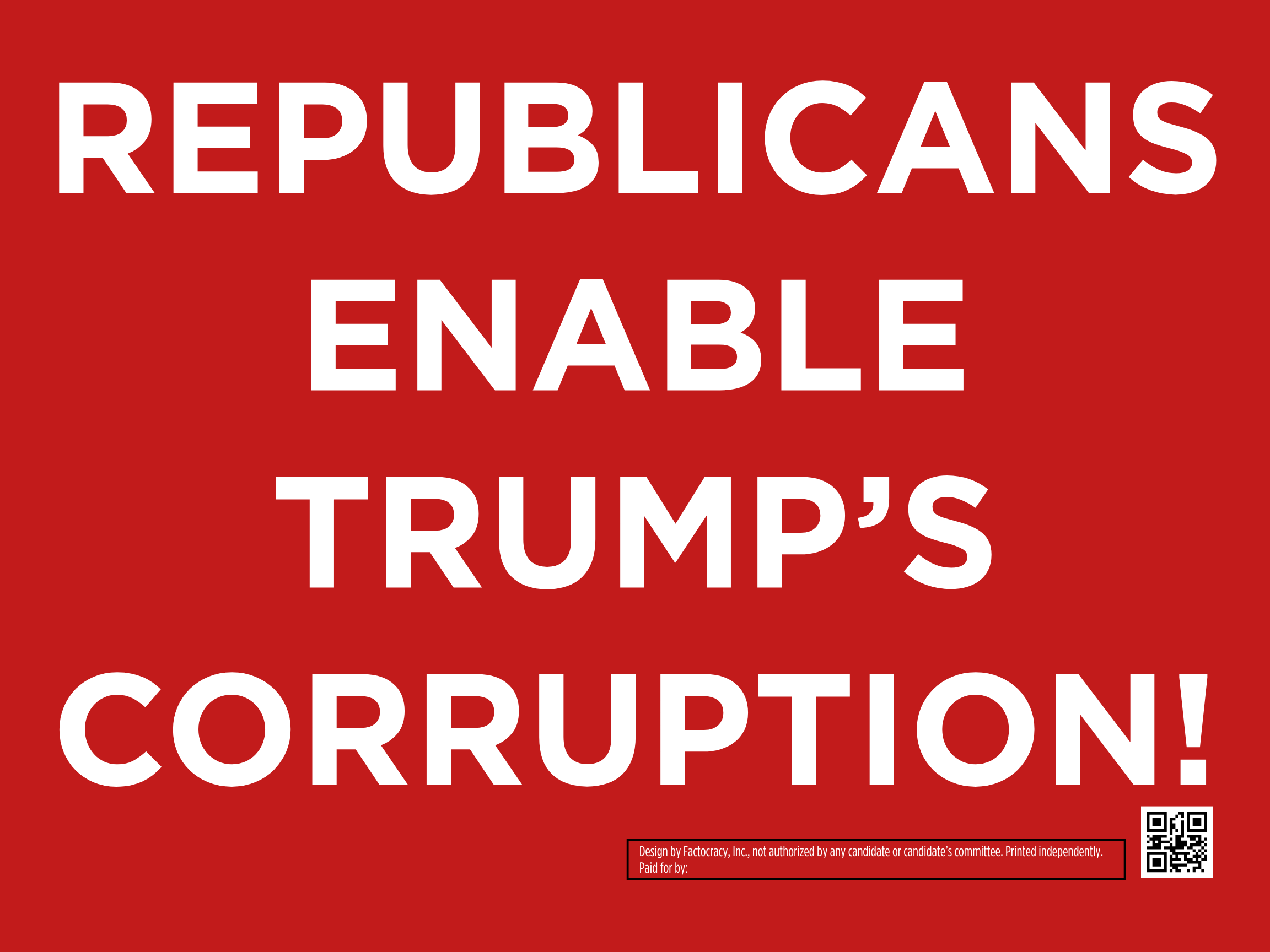 Republicans Enable Trump's Corruption!